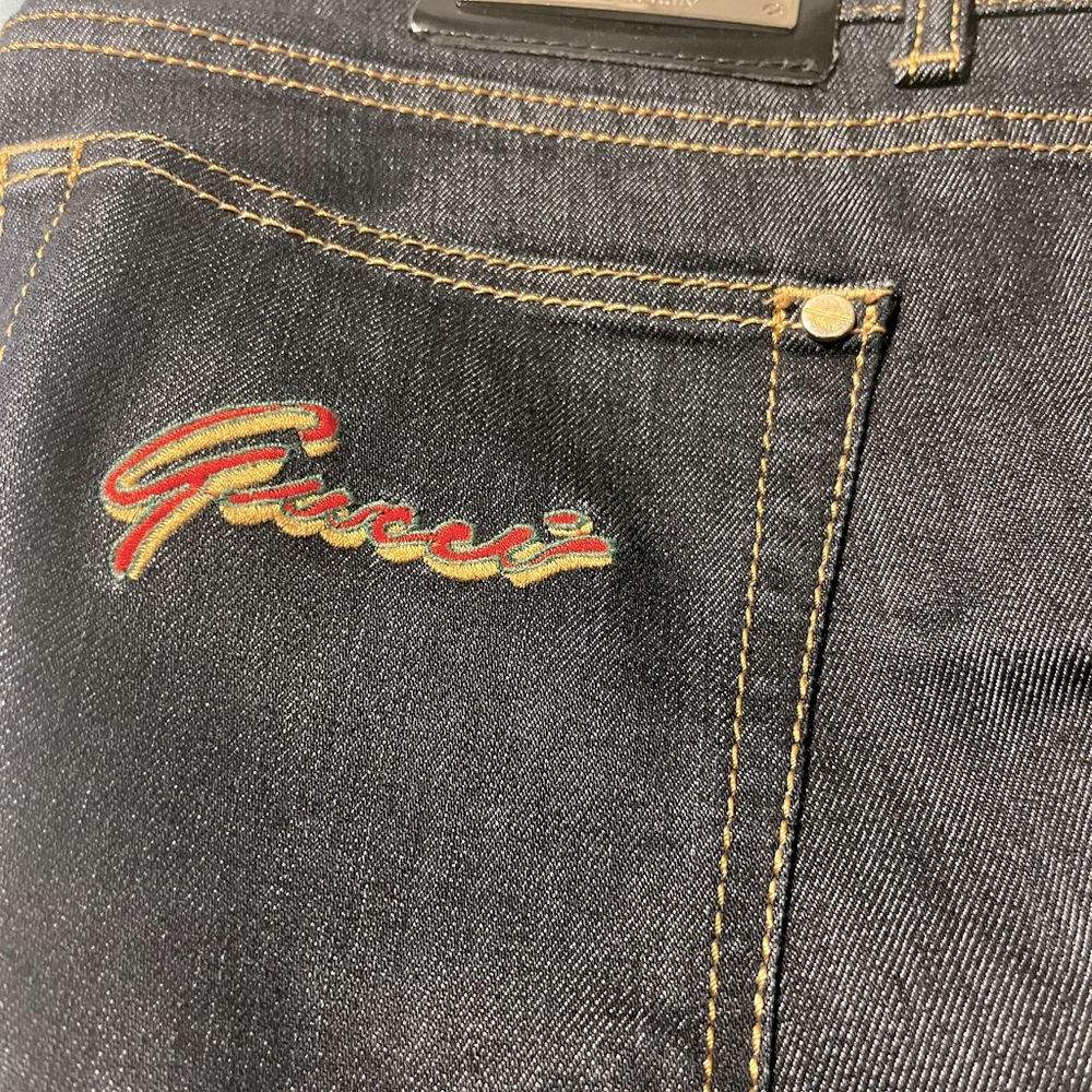 Gucci blue jeans mid 90’ preserved in excellent condition